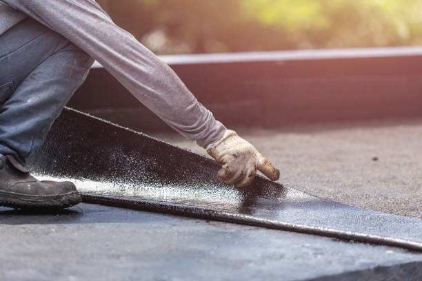 Professional Basement Waterproofing technician working in Remington, IN